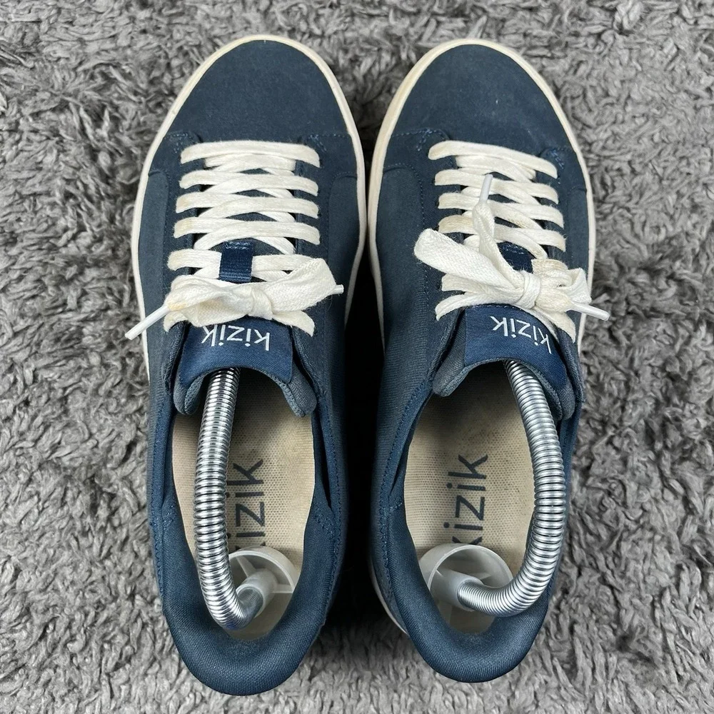 Kizik Unisex Irvine Canvas Lace-Up Sneakers MP7 Tidepool Size US M 6.5 W 8
